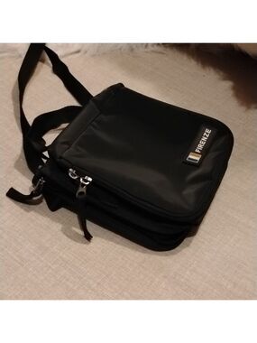 Vintage Firenze Sling Bag. Unisex. Waterproof Nylon.  Hand and Shoulder Straps.